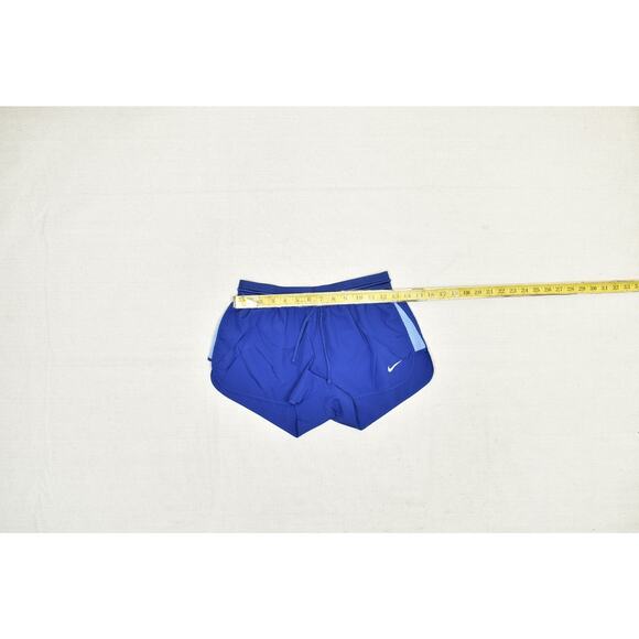 Nike Dri-FIT Blue Athletic Running Shorts Regular Size S W/ Liner Gym Run - Picture 3 of 8